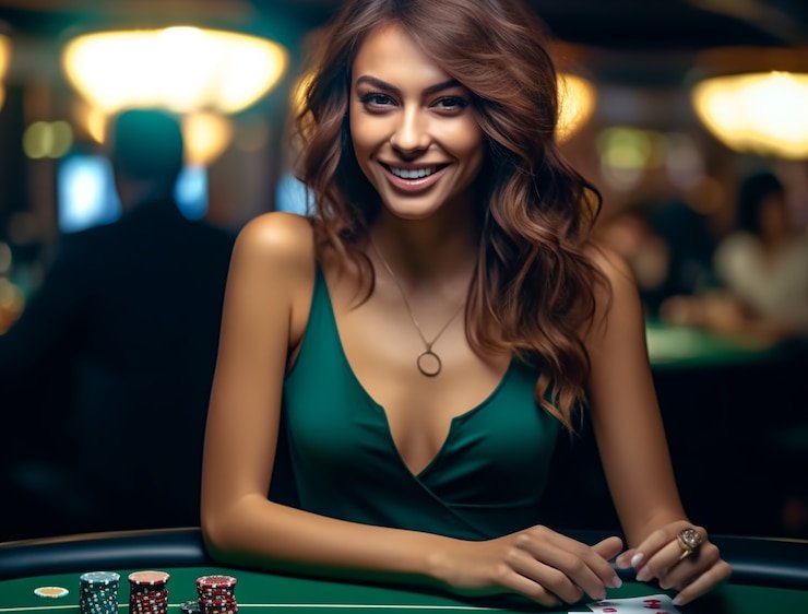 Smartphone displaying live casino game with optimized mobile interface and touch controls