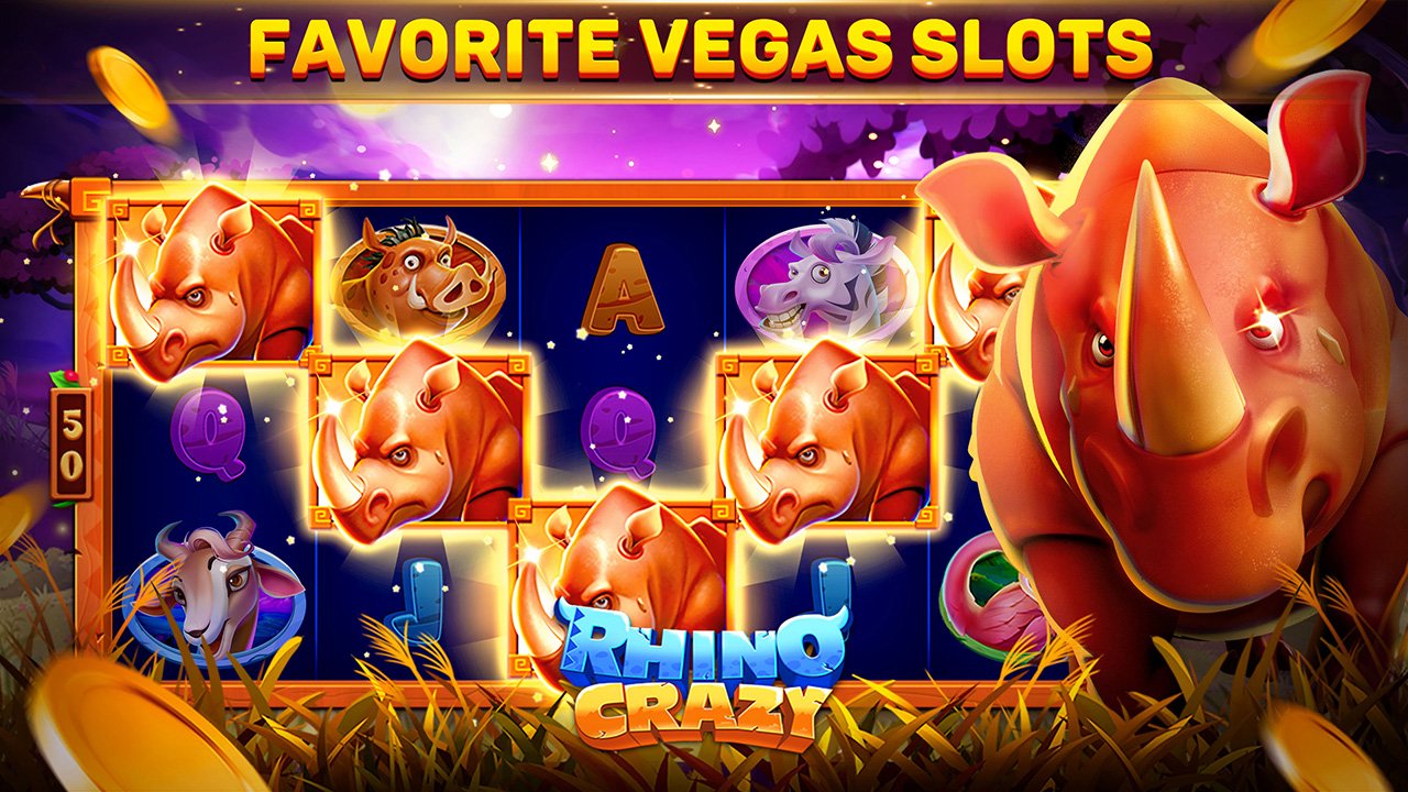 Colorful slot machine interface displaying spinning reels with vibrant symbols and paylines
